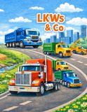 Mein großes LKW-Malbuch für Kinder von 3–5 Jahren