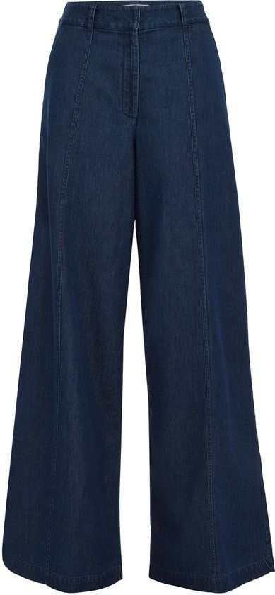 WE Fashion Dames super wide leg denim broek