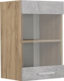Vicco R-Line Glazen keukenkast – 40 cm Beton