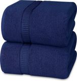 Utopia Towels - Premium Jumbo Badlaken (90 x 180 cm), 2 Pak 100% Ringgesponnen Katoen Zeer Absorberend en Snel Droog Extra Grote Badhanddoek - Superzachte hotelkwaliteit Handdoek (Marineblauw)