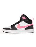 Nike Court Borough Mid 2 Sneakers Meisjes Zwart/Roze/Wit - Maat 39