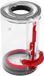 Dyson bac de poussière adapté pour Dyson V10-Série - Transparent avec joint rouge et poignée