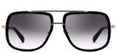 Dita Mach-one Lunettes de soleil unisexe noir géométrique gris 59mm