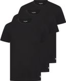 G-Star Heren Ondershirt Bamboe COVE T-shirt Ronde Hals 3-Pack Effen Zwart - Maat S
