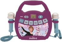 LEXIBOOK Disney Frozen Set de karaoké - Avec 2 microphones, Bluetooth et LED
