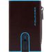PIQUADRO Blue Square Metal Automatic Wallet - Men - Mahogany