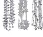 Decoris Kaemingk Kralenketting plc ster zilver assorti kerstboomversiering kerst Dec...