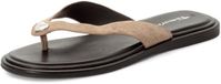 Tamaris - Dames - Muiltjes - Leer - Taupe - Maat 39