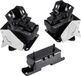 Chevrolet Jeu de supports moteur et de transmission, jeu de 3, compatible avec Chevrolet Silverado 1500 (2007-2013) 5.3L V8, remplace les numéros OE : A5365, A5365, A2638, pour un support solide