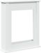 Syfax Haardombouw 75x20x87,5 cm bewerkt hout wit