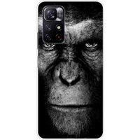 Xiaomi Siliconen hoesje compatibel met Xiaomi Redmi Note 11 5G, Xiaomi Redmi Note 11S 5G Monkey