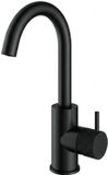 Hotbath Cobber X CX004 wastafelmengkraan met draaibare uitloop geborsteld zwart PVD