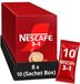 Nescafé 3in1 Oploskoffie - 8 Doosjes x 10 Zakjes