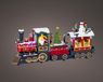 Lumineo LED kersttrein meerkleurig 8,5 x 38 x 17,5cm, multicolor