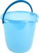 Hega Hogar Emmer - blauw - kunststof - met handvat - 10 liter - 28 x 26 cm