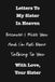Letters To My Sister In Heaven