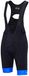 Merkloos Fietsbroek Korte Mouwen met Coolmax (Polyesterfasern) en UV-bescherming, zwart-blauw, 3XL