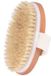 SnelShoppen Massage Body Brush, Brosse exfoliante naturelle pour drainage lymphatique, brossage à sec, brosse exfoliante pour le corps, améliore la circulation sanguine