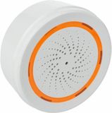 RexTech Slimme Zigbee sirene - Smart alarm - Met klimaatmeting - Temperatuur- en luchtvochtigheidssensor - Schrikt ongewenst bezoek af - Volume 90 dB - Inbraak alarm - Werkt op Zigbee 3.0 - Werkt met Smart Life app - Wit