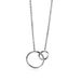 Zinzi zilveren collier ronde vormen 42-45cm ZIC1278