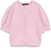 Vero Moda VMDOFFY Gebreid vest Pink-A-Boo