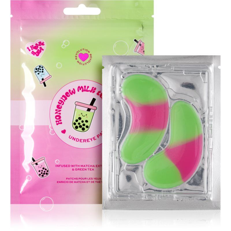I Heart Revolution Bubble Tea Honeydew Milk Tea Undereye Patches