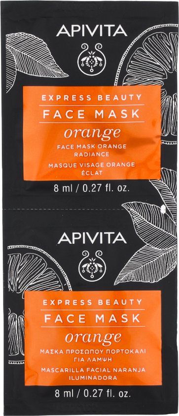 Apivita Express Beauty Face Mask Orange Radiance