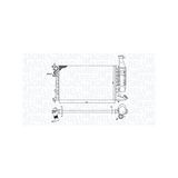 MAGNETI MARELLI Kühler, Motorkühlung 350213186400 | Compatibel met: CITROËN BERLINGO / BERLINGO FIRST Großraumlimousine (MF_, GJK_, GFK_)