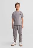 Minoti joggingpak jongens grijs katoen