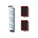 Vileda JetClean 3in1 vloerreiniger accessoireset, wit rood