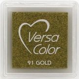Tsukineko VersaColor Inkpad - Gold - 3x3cm