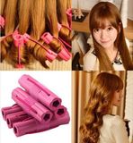 Heble® Soft Foam Papillot Softsticks 6 delige set Haarkrullerset - Roze