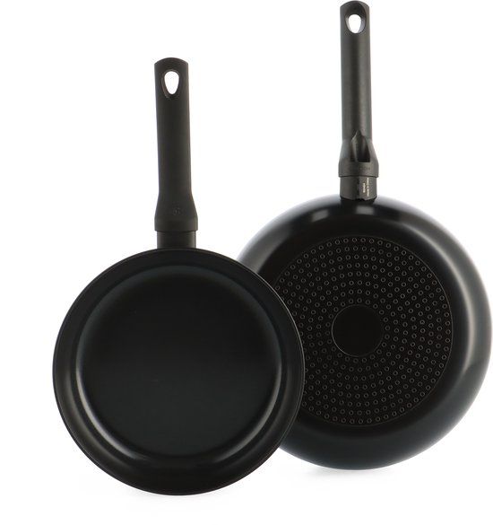 BK Enjoy 2-delige koekenpannenset - Ø 24/28cm - PFAS vrij - zwart