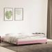 Maison Exclusive - Cadre de lit sans matelas, rose, 180x210 cm, velours