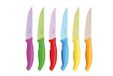 Excelsa Passione Color Set met 6 steakmessen, roestvrij staal, meerkleurig