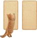 OEM Shenzhen Haorui Industrial Technology Co., Ltd. Sisal Krabmat - Zelfklevend - Natuur 60x30 cm - 2 stuks