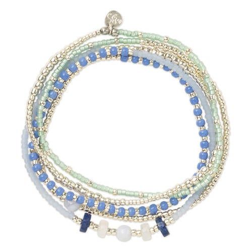 A Beautiful Story armband Experience Blue Lace Agaat