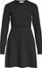 VILA VIKERRY O-NECK L/S CABLE KNIT DRESS NOOS Zwart