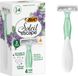 BIC Soleil Escape Dames Wegwerp Scheermesjes voor Vrouwen Scheren - 3 Scheerbladen - Scheermes met Geparfumeerde greep - Lavendel en Eucalyptus - 4 Stuks