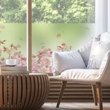 Ambiance Sticker Privacy raamfolie - Kersenbloesems - Stickers voor ramen en douchedeuren - 40x200cm
