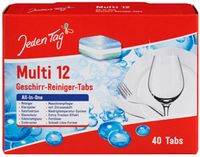 Jeden Tag vaatwastabletten Multi 12 All in One 40 stuks