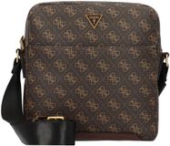 GUESS Torino Top Zip Crossbody Flat Brown / Ochre