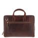 Plevier London 15.6 inch Leather Laptop Bag - Brown
