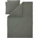 LIVARNO® Parure de lit en coton et lin King Size 260 x 240 cm (Vert)