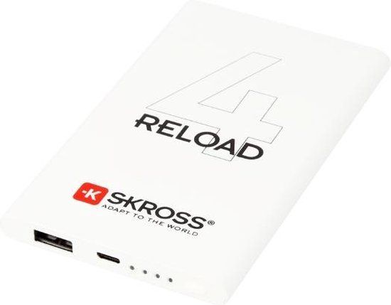 Skross Reload 4 Power Bank 4000mAh Wit