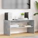 Maison Exclusive Meuble TV exclusif - Dimensions : 80 x 35 x 40 cm - Couleur : gris béton - Matériau : bois composite