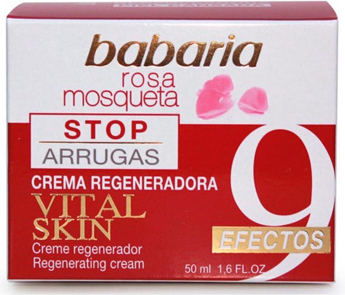 Postquam Babaria Rosa Mosqueta Vital Skin Regenerating Cream Stop Wrinkles 50ml