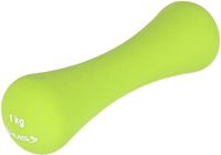 HMS Gietijzeren Dumbbell met Neopreen Coating - 1 kg - Groen