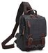 Solidchoice – Sac bandoulière homme – Sacoche bandoulière rétro en toile pour un usage quotidien