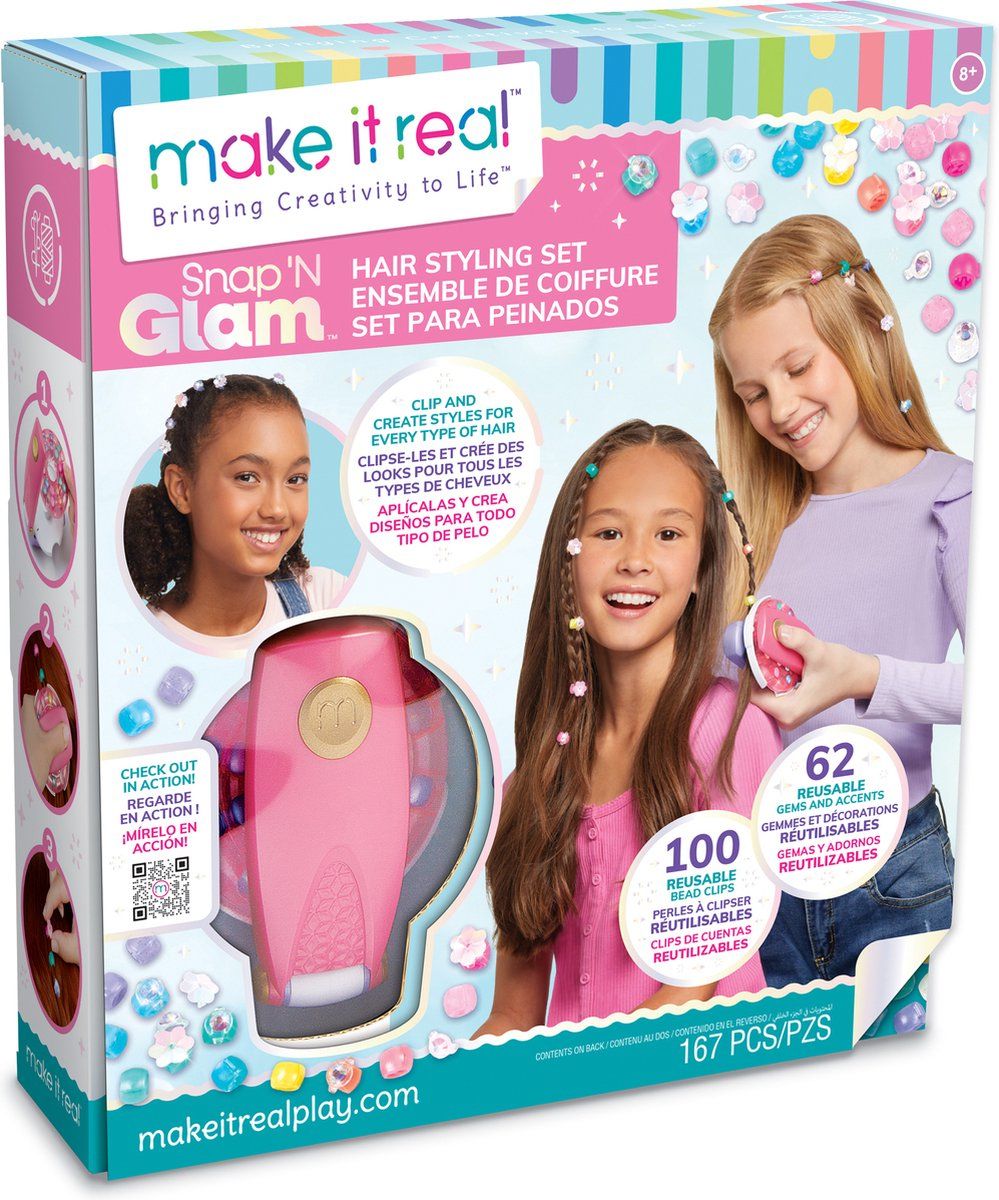 Make it Real Haarkralen Accessoire Set - Children's Hair Ornament Set for Girls - Ages 8+
